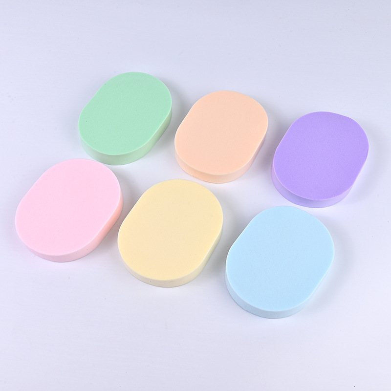 Factory Outlet Face Beauty Pearl Hole Sponge Cleansing Face Cleansing Face Cleansing Thickened Lanyard Cleansing Sponge