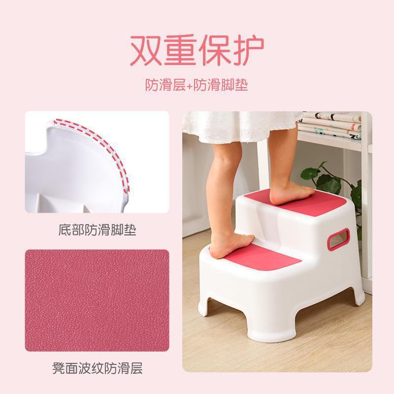 Children's Step Stool Baby Step Chair Stool Small Bench Hand Washing Step Kids Stool Non-Slip Foot Stool Standing Stool