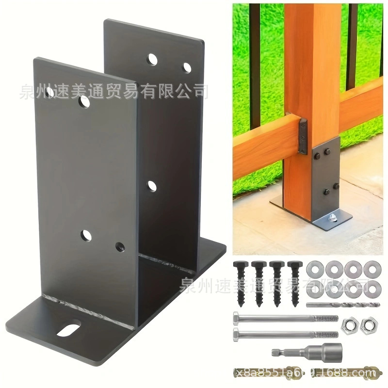 Cross-Border Temu Anchor Bracing, Deck Railing Fence Mailbox Concrete Support for Pavilion Deck Porch, etc