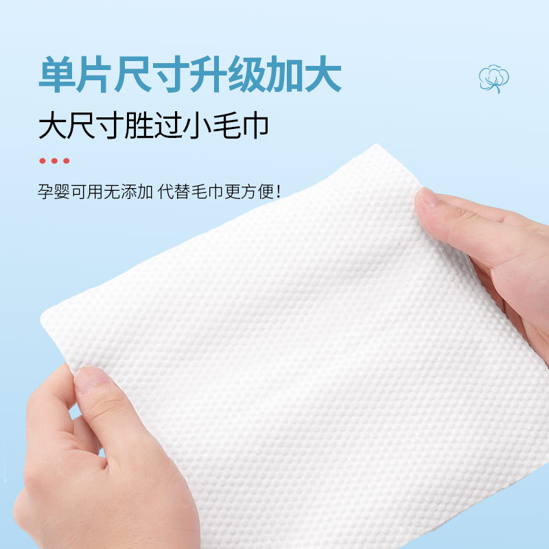 600g Hanging Wash Towel Cotton Thickened Disposable Towel Extraction Convenient Household Cotton Soft Towel Wholesale