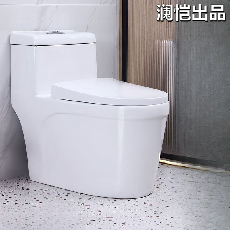 Бытовой туалет с большим диаметром, бесшумный керамический туалет с функцией дезодорации, сифоновый туалет для малогабаритной ванной в новом стиле