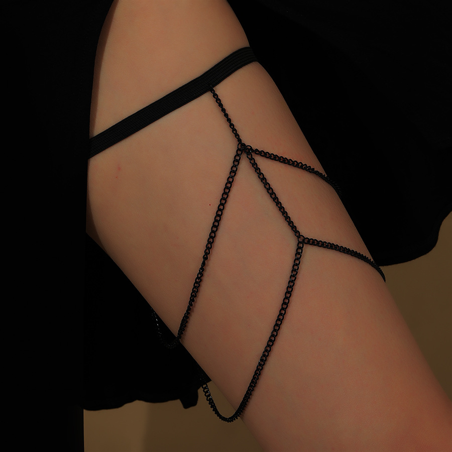 Europe and the United States cross-border jewelry sweet cool casual rhinestone beach leg chain stretch chain sexy leg chain women