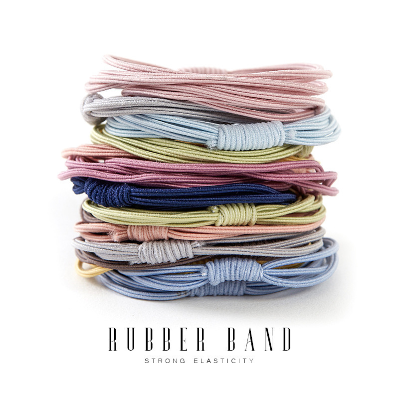 Корейская версия нового четырехв одном резинки для волос, высокоэластичная, прочная, простая, аксессуары для волос, повязка на голову