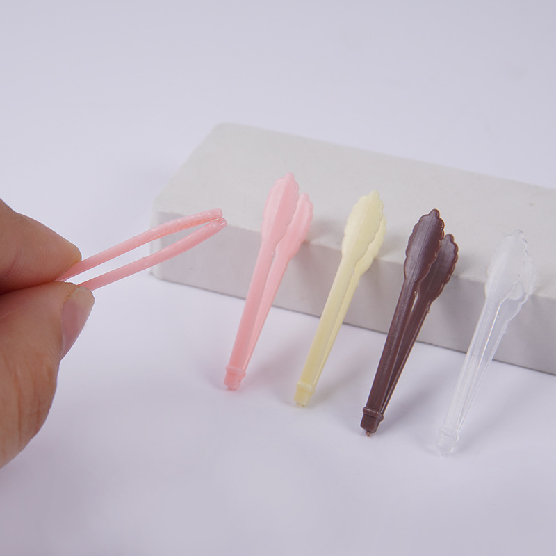 Mini tweezers DIY miniature food play matching bread clip doll house mini kitchen kitchen kitchen utensils props