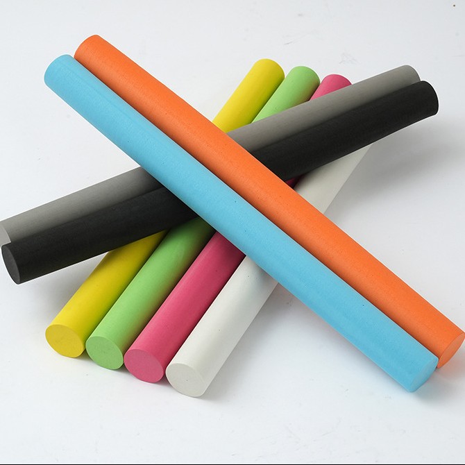 Детская эстафетная палка, губчатая твердая пенопластовая палка для легкой атлетики, многокрасочная тренировочная палка оптом