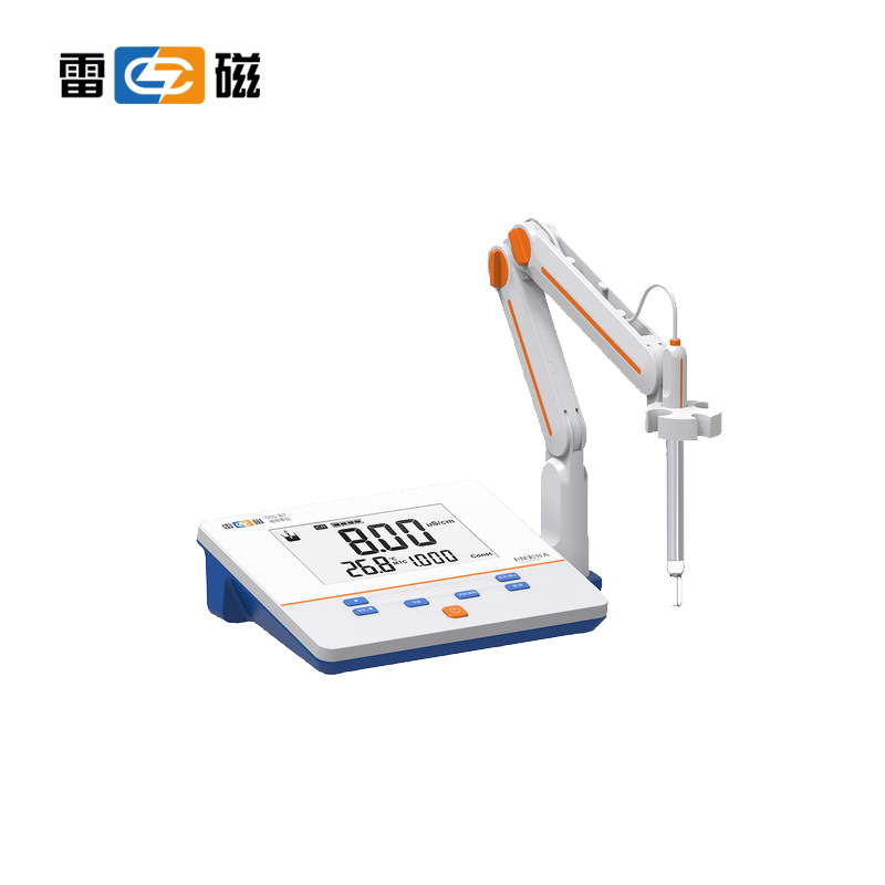 Ray magnetic DDS-307/11A desktop online conductivity meter DDSJ-307F resistivity tester manual temperature compensation.