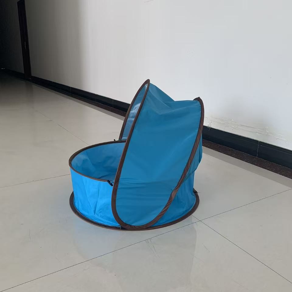 Children's Bath Toys Folding Water Bucket Beach Play Water Sunshade Tent Quick-Open Inflatable Bath Bucket