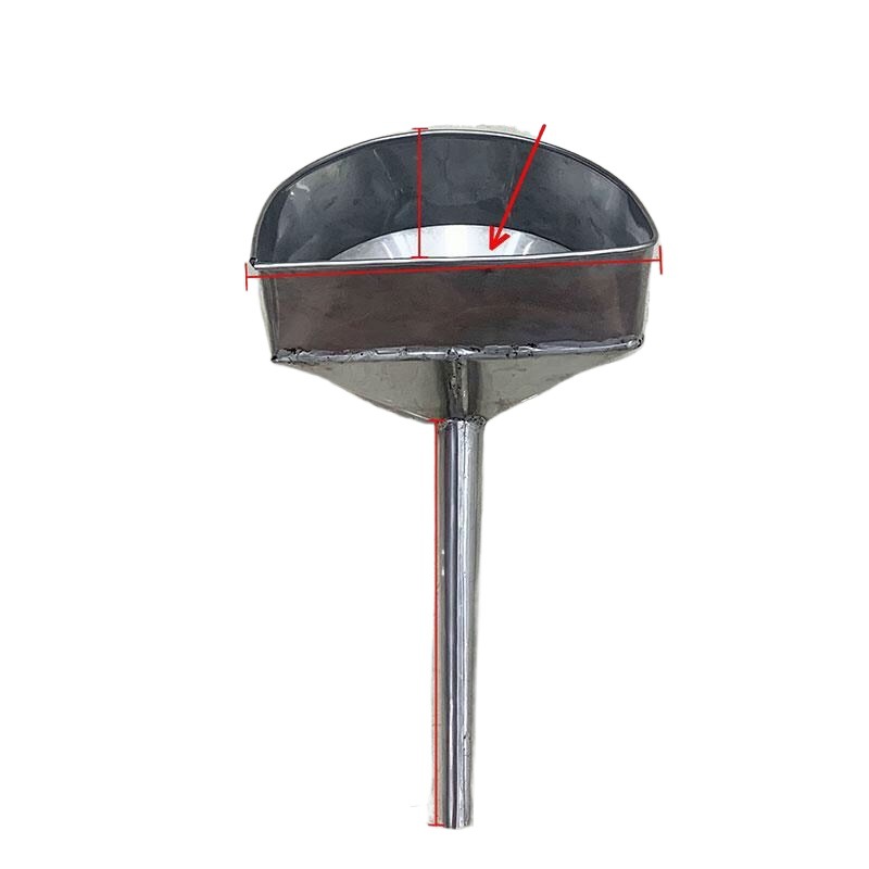Car Refueling Funnel with Large Diameter, Stainless Steel Filter, Thickened Slanted Long Spout, Free Shipping