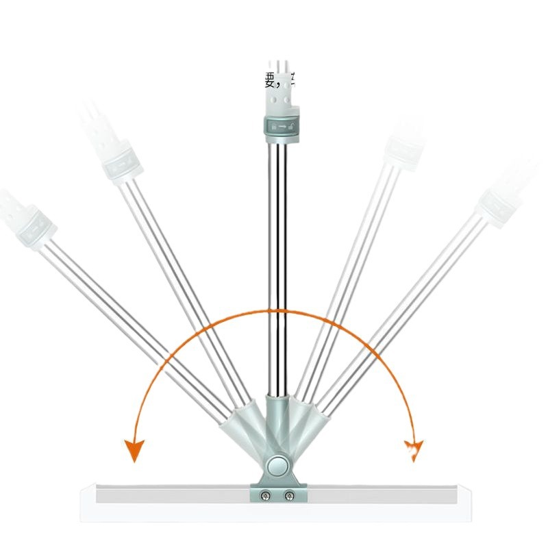 Magic Broom Silicone Floor Scraper Folding Telescopic Wiper Broom Bathroom Hair Sweep Toilet Mop in stock Wholesale