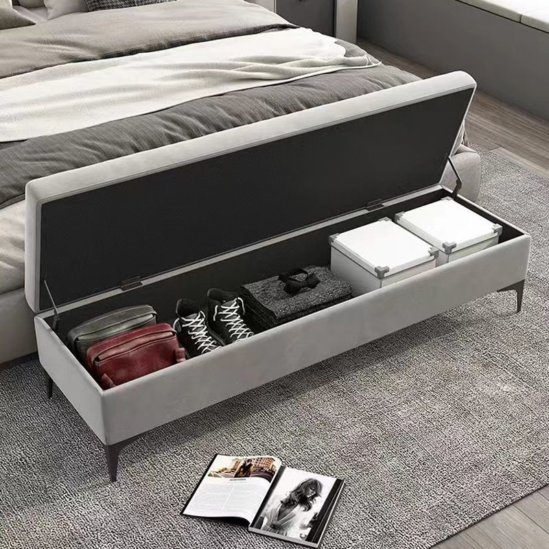 Bedside Bench for Bedroom, Light Luxury and Simple Style, Suitable for Walk-In Closet, Living Room, Fabric Bed Bench, Italian-Style Long Sofa, Shoe-Changing Bench
