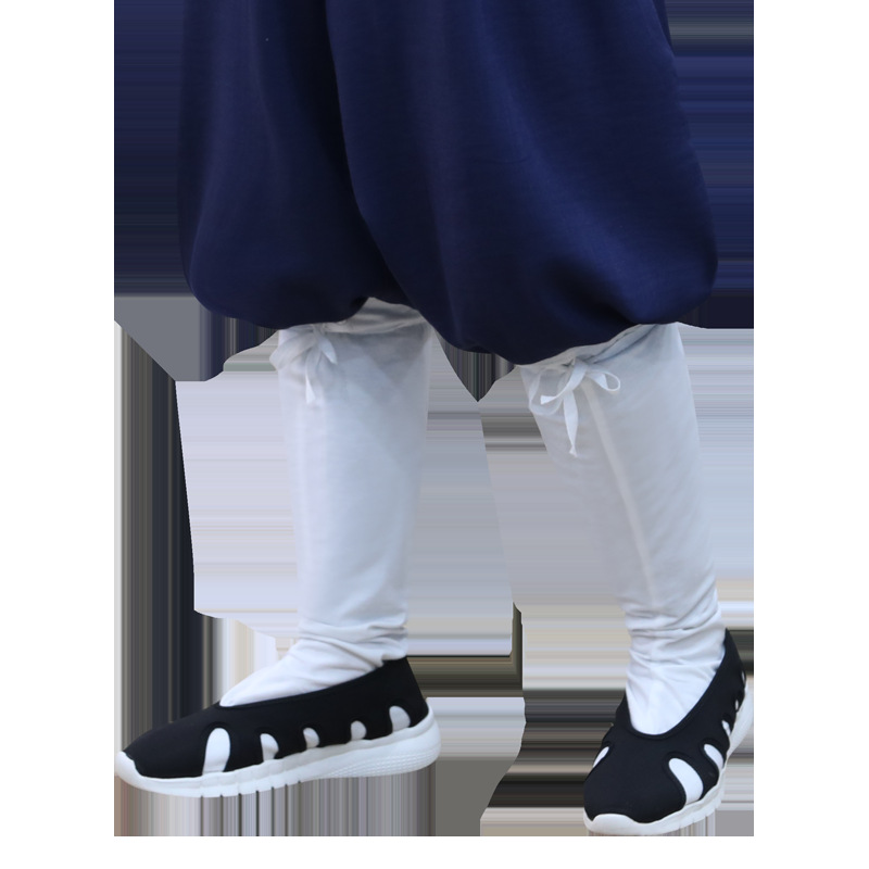 Four Seasons Pure Cotton Taoist Cloud Socks White Cotton Breathable Men's and Women's Same Style Ancient Han Dynasty Stockings Taoist Socks