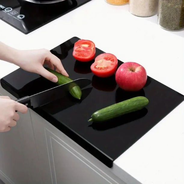 Fcm Cross-Border Amazon Kitchen Counter Transparent Cutting Board Fruit and Vegetable Cutting Mat Cutting Board Acrylic Cutting Board