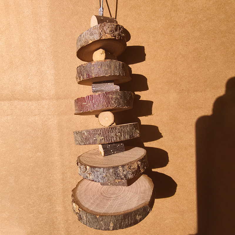 Amazon Ebay Guinea Pig Chinchilla Pet Snack Supplies Chewing Toys Round Wood Chewing Wood Molar Skewers Apple Branches