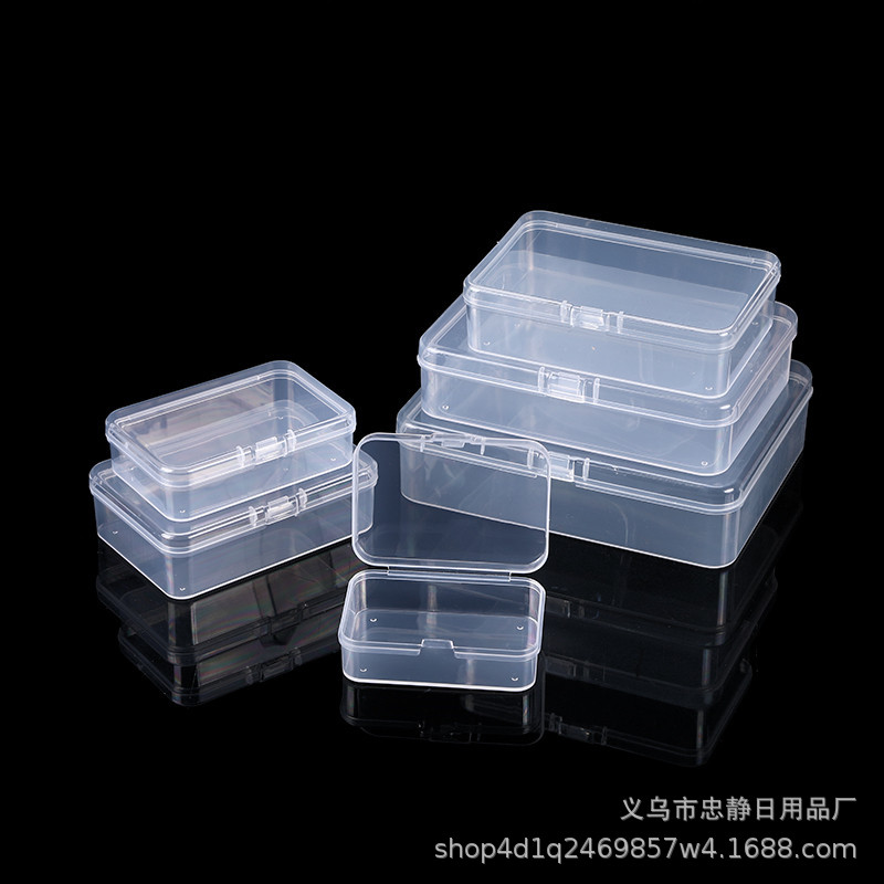 Transparent Plastic Packaging Box Hardware Tool Sample Display Box Parts Packaging Box Accessories Organizing Card Storage Box