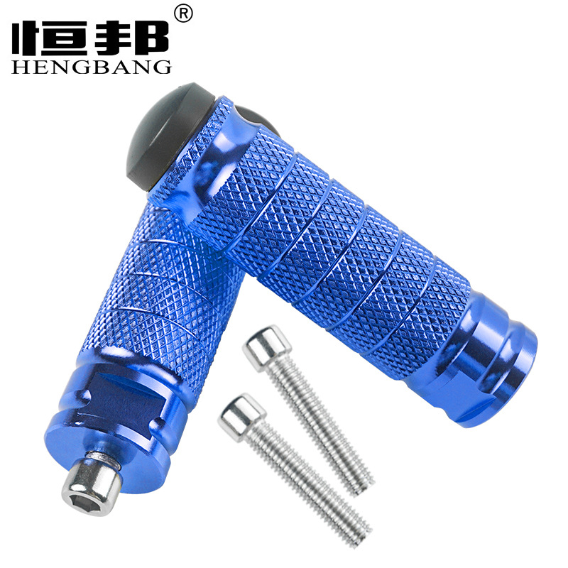 Modified motorcycle accessories electric car accessories CNC aluminum alloy Harley drop-resistant stick pedal Anode Oxidation