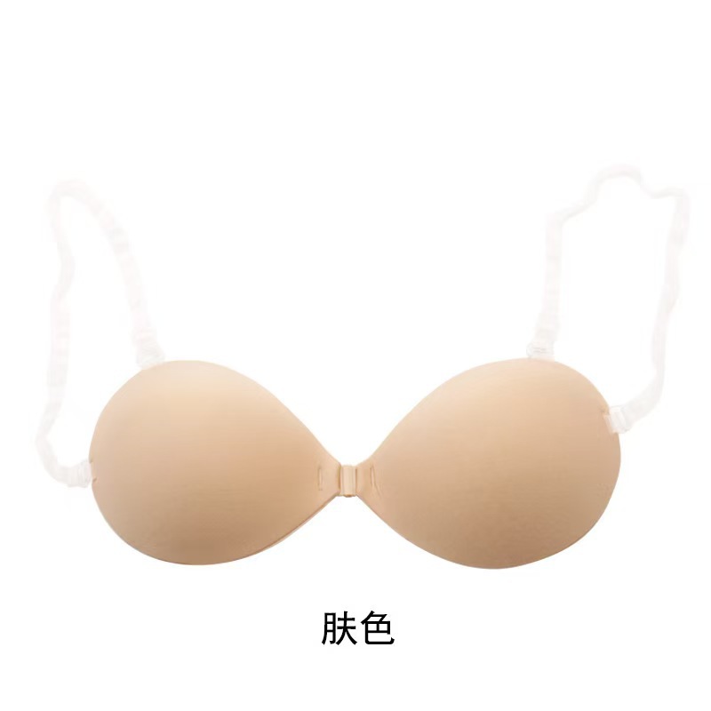 Adam's Hand Triple Thickened Palm Cup Biological Glue Push-Up Invisible Shoulder Strap Bra Chest Patch Underwear Factory