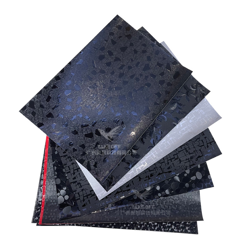 DIY crocodile leather laptop film stone pattern black 17 inch shell film DIY leather pattern 15.6 inch film