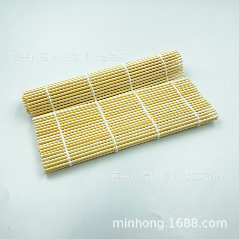 Factory wholesale natural color sushi roller shutter DIY sushi tools suit laver rice making accessories 20*20
