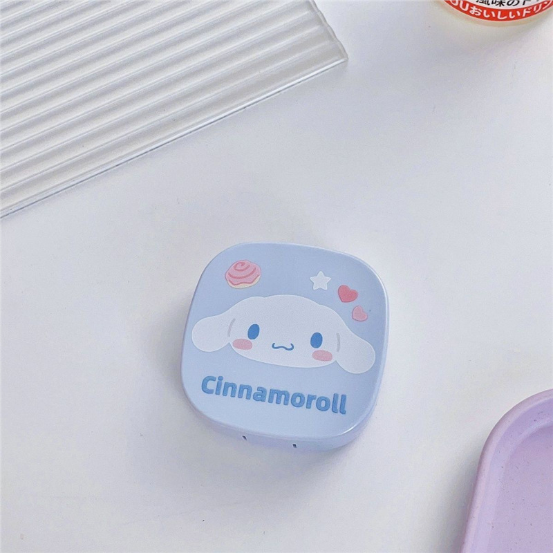 Cute Sanrio Pacha Dog Melody Contact Lens Box Contact Lens Companion Box Care Box Small and Casual Style