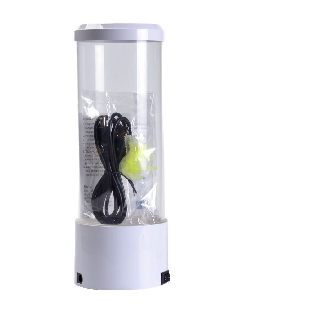 Cross-Border Hot Selling Led Jellyfish Lamp USB Colorful Color Changing Atmosphere Lamp Creative Night Light Silent Desktop Decoration Small Lamp