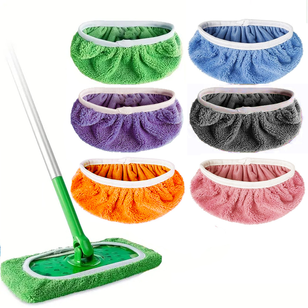 Совместим с заменой подушки для плоского мопа Swiffer Sweeper, многоразовая велюровая ткань