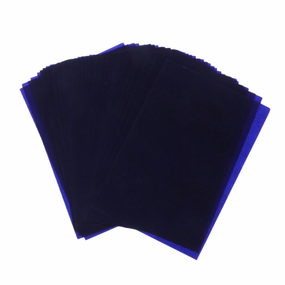 Source Manufacturer Graphite Copy Paper Black Blue Copy Paper Single-Sided A4 Tracing Paper Clear Writing 100 Sheets