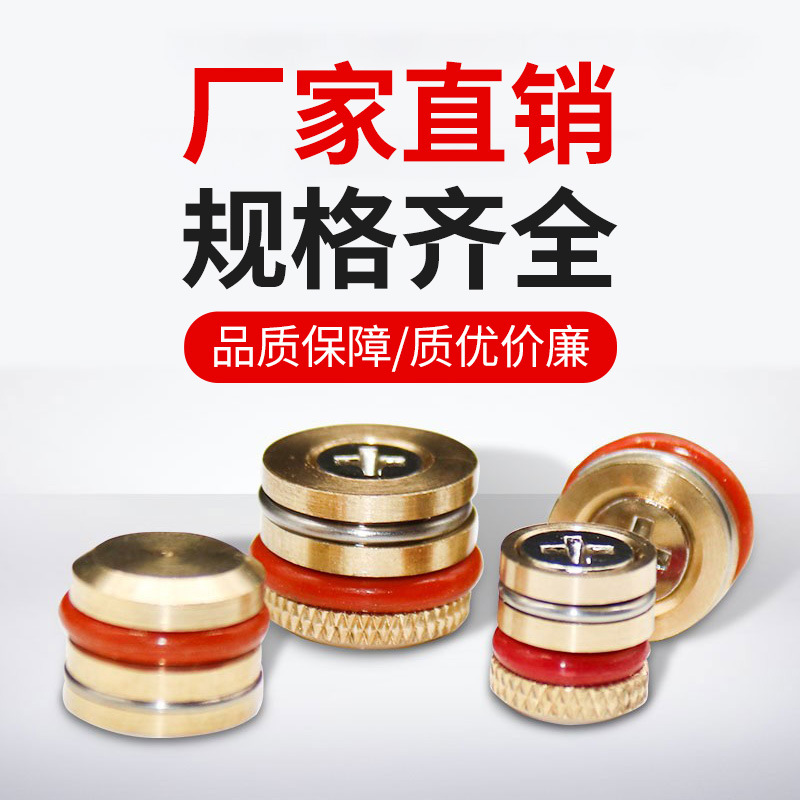 Knurling water stop Bolt high temperature resistant copper water plug water plunger waterproof plug water transport waterway copper plug German-style expansion throat plug