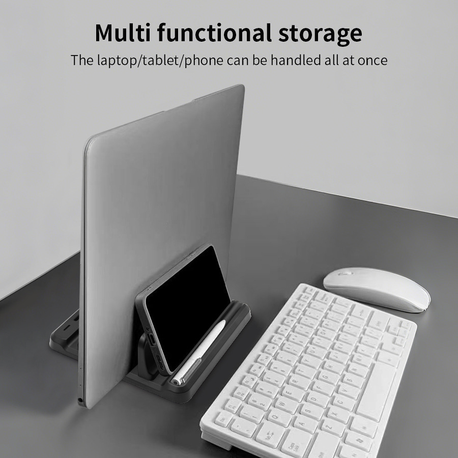 Notebook Convenient Stand Holder Desktop Tablet Mobile Phone Computer Vertical Vertical Storage Heightening Cooling Base Wholesale