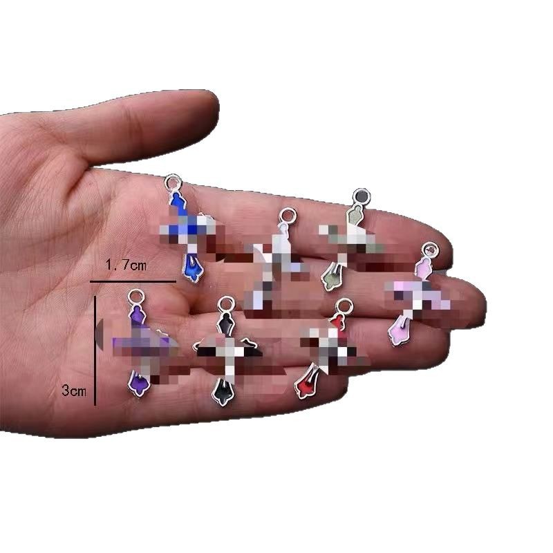 Small Oil Dripping Accessories Necklace Small Pendants Jewelry Export