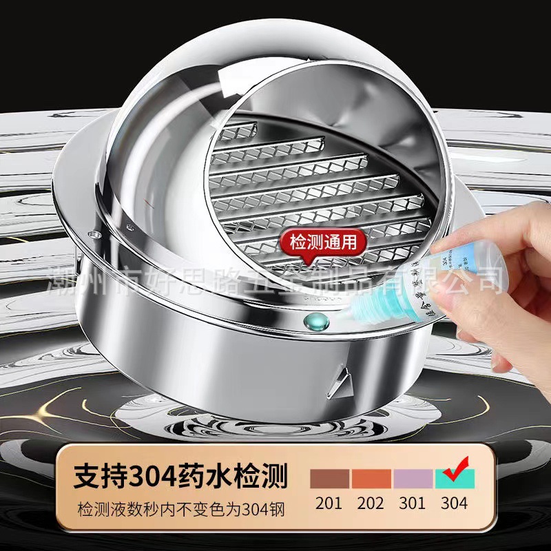 Система свежего воздуха полный теплообменник нержавеющая сталь внешняя стенка вытяжного вентиляционного колпака дождевое покрытие воздухозаборника Свежий воздух