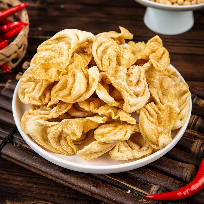 Вегетарианское мясо Вегетарианские бобовые ушки Бобовые продукты Искусственное мясо Вегетарианский соевый белок Мясо из бобов Соевый кожура Уши бобов Сушеное Ресторанное Домашнее