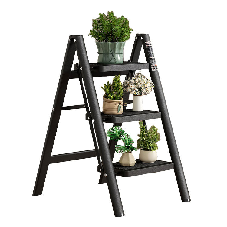 Household Folding Thickened Multifunctional Step Ladder Indoor Small Climbing Ladder Three or Four Steps Stair Flower Stand Ladder
