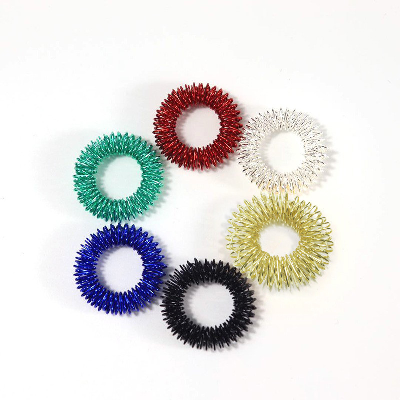 Яркий массажер для пальцев массажное кольцо массажный кольцо для снятия стресса в наличии