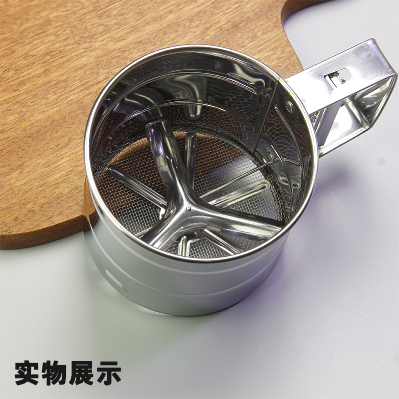 Stainless Steel Mesh Sieve Flour Sieve Filter Mesh Sieve Factory Stainless Steel Round Hole Sieve Iron Sieve for Flour