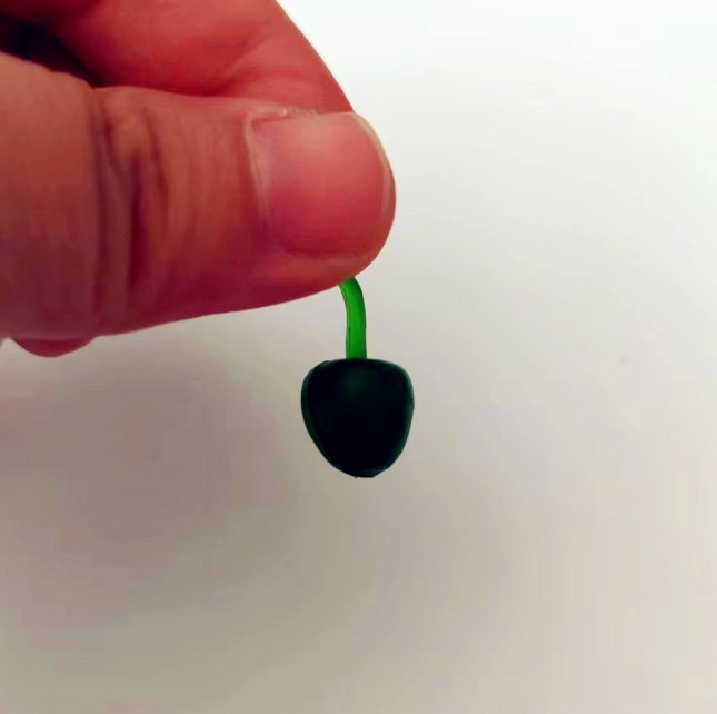 Factory direct small cherry simulation three-dimensional Cherry mini fruit cream glue DIY food play cake accessories