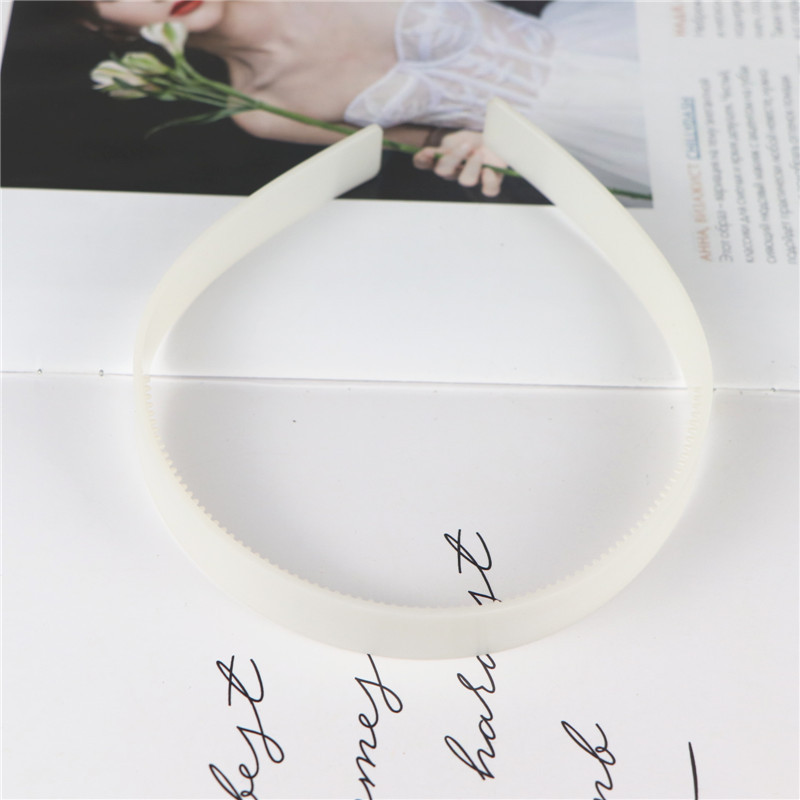 1.5cm Double Row Tooth Headband Plastic Headband Base Plate Handmade DIY Hair Accessories Accessories Furry Toy with Anti-Slip Teeth