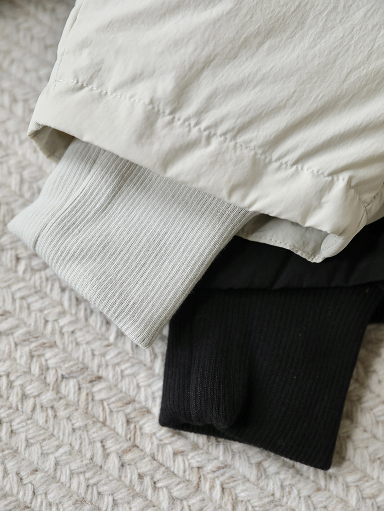 New Children's 90% National Standard White Duck down Pants, Stylish Korean-Style Loose-Fitting Warm Windproof Outerwear Pants for Young Children