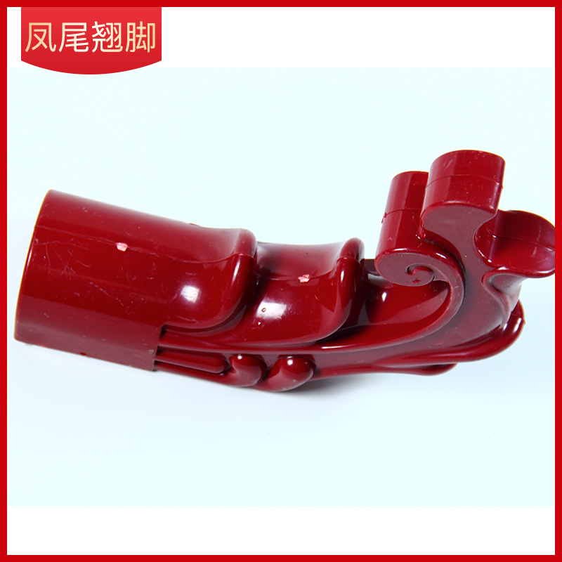 Resin Tile Accessories Asa Phoenix Tail Corner Pavilion Warped Tile Eaves Flying Eaves Resin Tile Roof Tile Synthetic Antique Tile