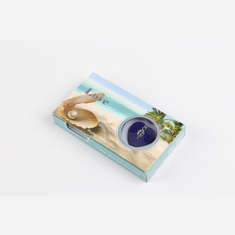 Freshwater Pearl Gift suit Vacuum Packed Clam Canned Metal Necklace Pendant Pearl Gift Box suit