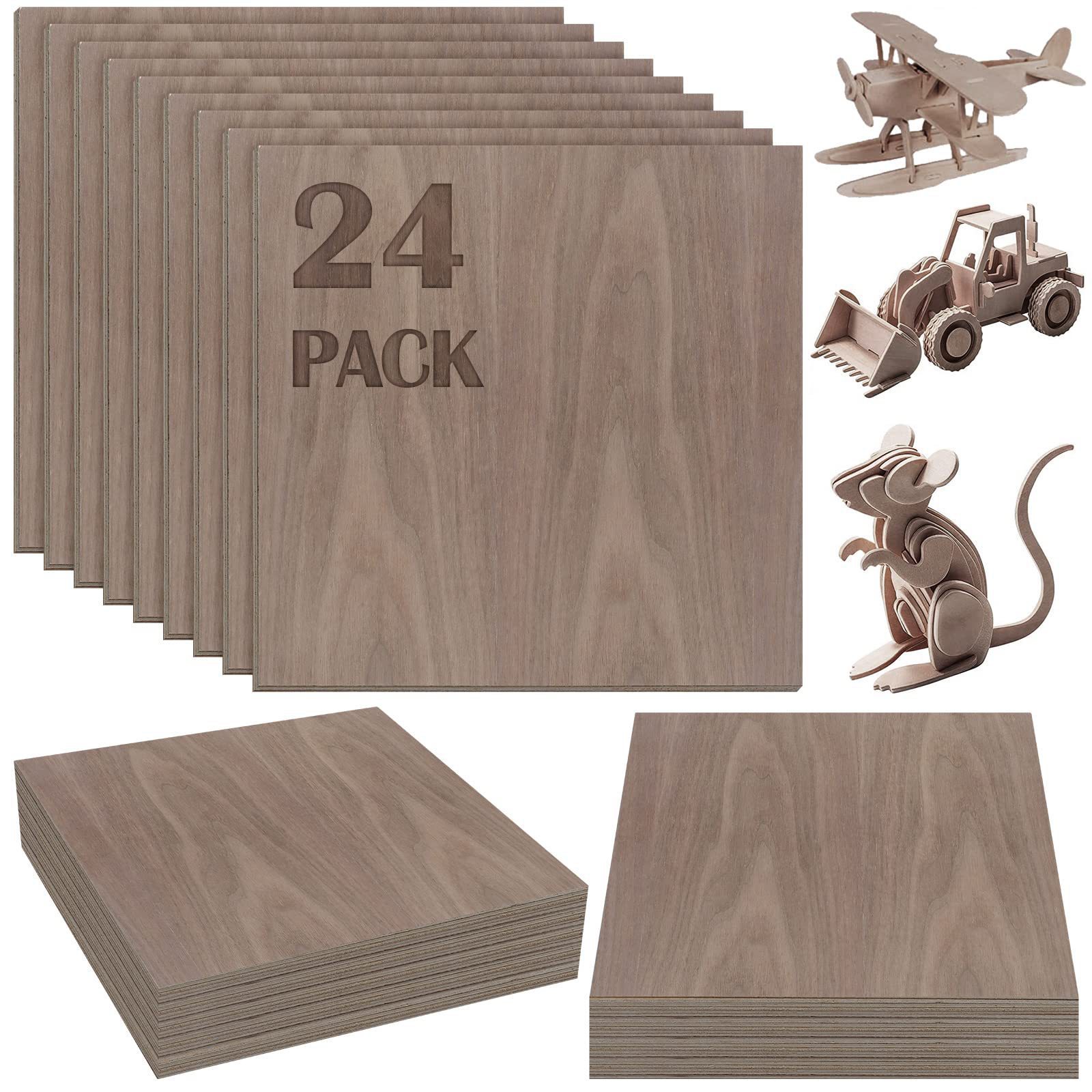 Unfinished Wood Black Walnut Plywood Walnut Plywood Sheets Wood Burning DIY Materials