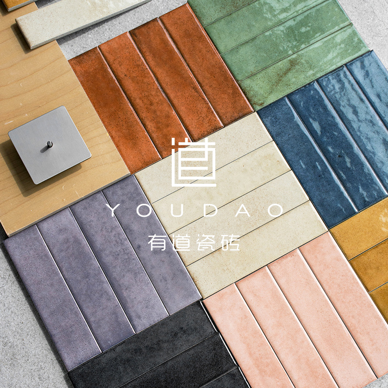 Цветные длинные ручные кирпичи для кухни и ванной бежевые розовые кирпичи кафе магазин коммерческие плитки для фоновой стены