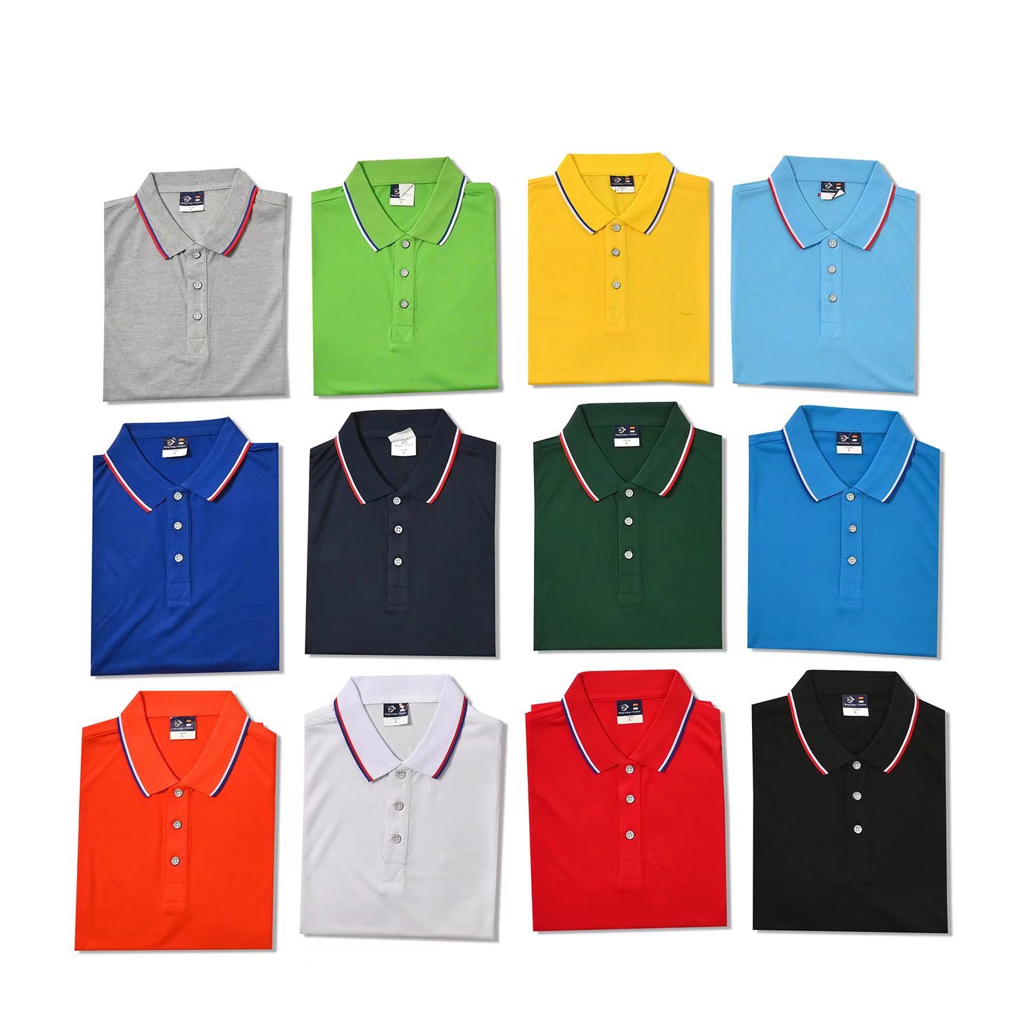 Polo Shirt Custom Lapel Work Clothes Cultural Shirt Corporate Short Ice Silk T-Shirt Advertising Logo Printing Embroider Wholesale