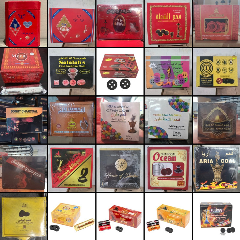 [Chengxiang] 40mm Bulk Thickened Charcoal Disposable Barbecue Oven Outdoor Fast-burning Fruit Charcoal