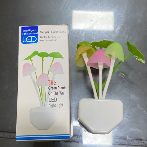 Лампа в форме лотоса с управлением светом грибная лампа треугольная водная трава ночник