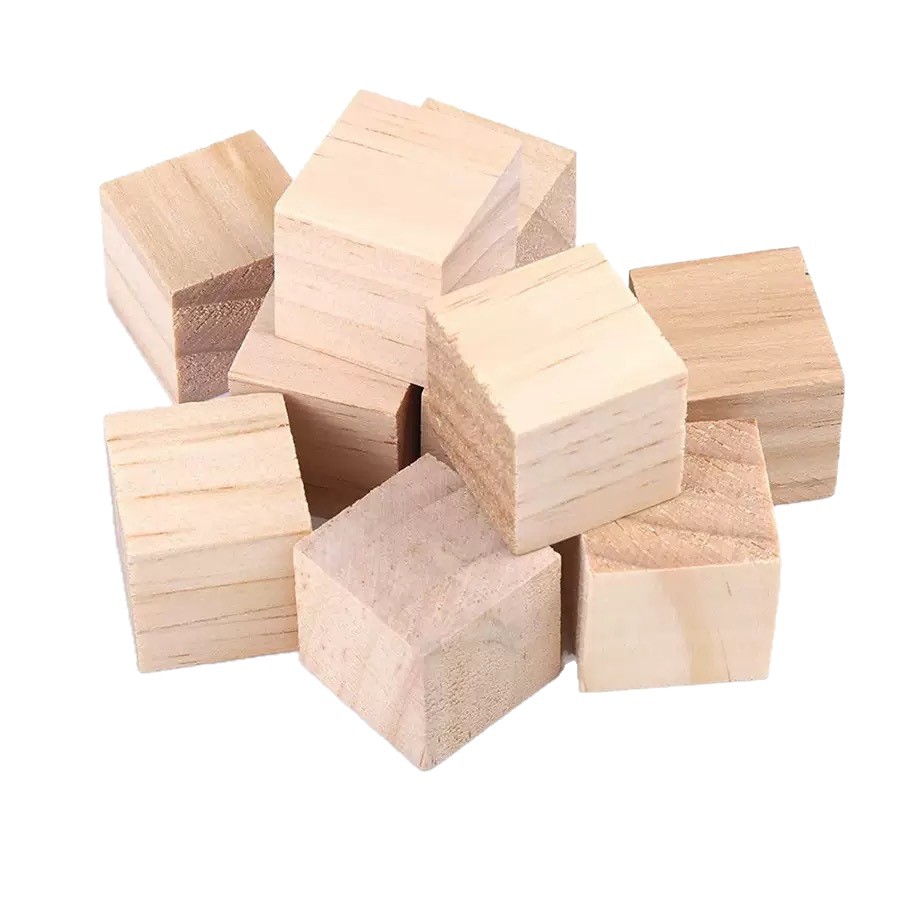 New Zealand Pine Wood Blocks Log Wood Kidsren's Toys Building Blocks Mathematics Teaching Aids DIY Model Puzzle Solid Wood Material