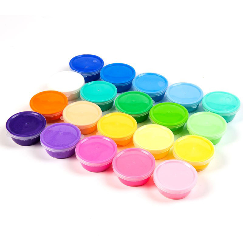 Ultra light clay 5/8/10/15/20/25g bagged children's colored mud wholesale space mud 30g Plasticine clay