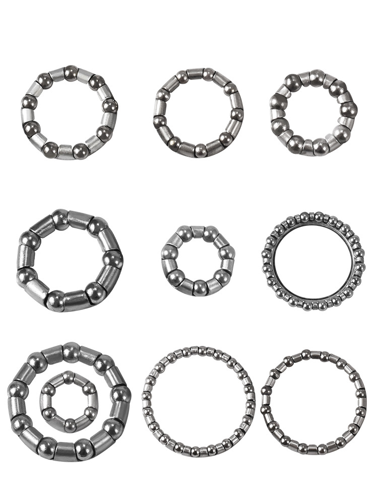 Bicycle Bead Frame Mountain Bike Front Fork Ball Bowl Set Front Front, Middle and Rear Axle Ball Frame Bicycle Stroller Bearing Accessories