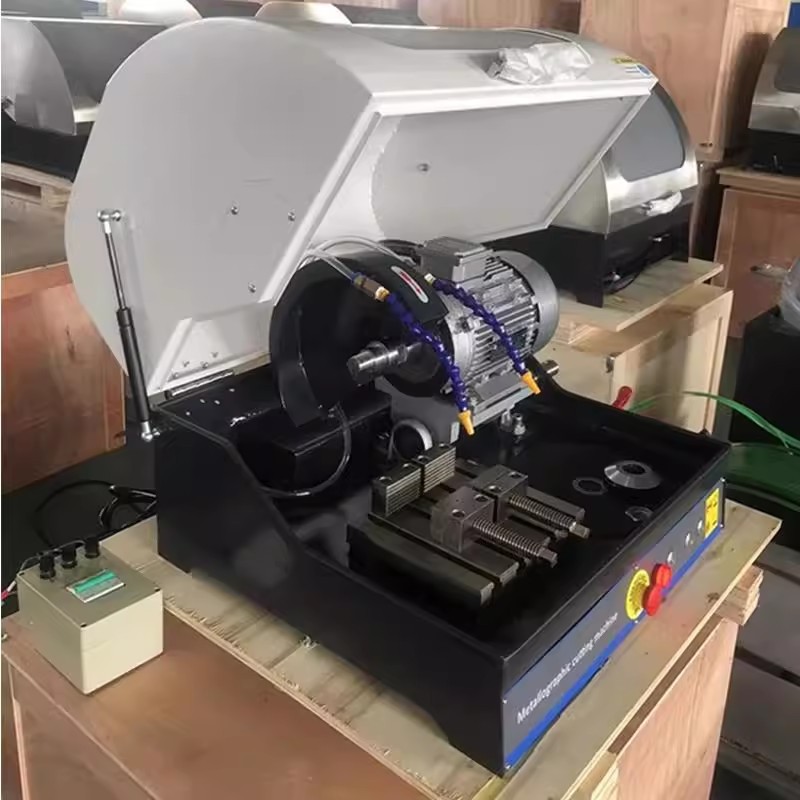 Metallographic Cutting Machine Fully Automatic Sample Desktop Vertical Precision Cutting Machine Metal Laboratory Comes with Cooling System