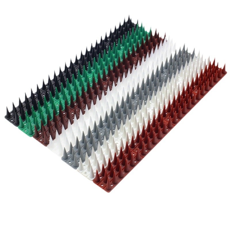 Hot-selling plastic bird arrestor anti-bird stab 4 row stab outdoor roof fence installation bird repellent stab