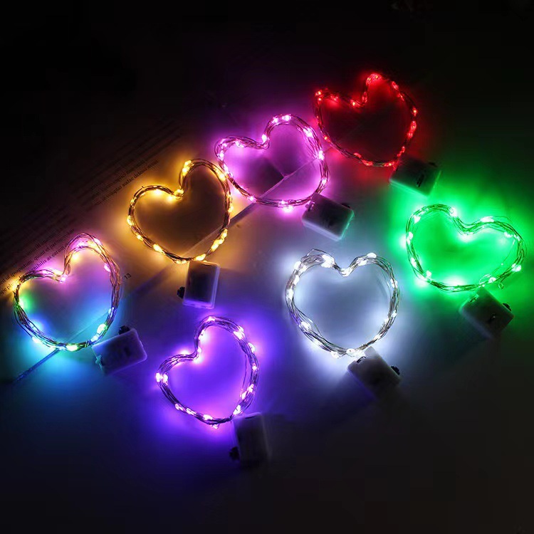 Led Small White Box String Lights Copper Wire Headband Decorative Lights Gift Box Flowers Christmas Lights Three-Level Dimming Super Bright Outdoor